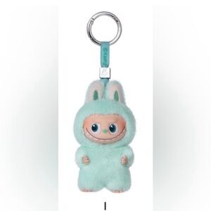 Pop MART Labubu Pin For Love Letter I Teal Plush Pendant new in box